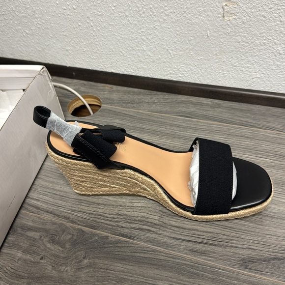 Womens Espadrille Wedge Heel Sandals Ladies Ankle Strap Summer Casual Platform - Picture 5 of 6